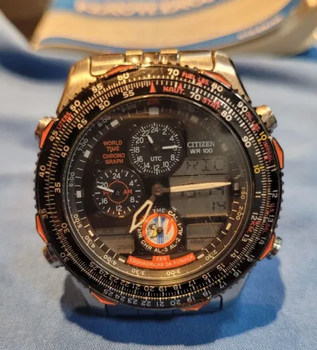 Relógio Citizen Navihawk Esquadrilha da Fumaça, 500 anos do Brasil