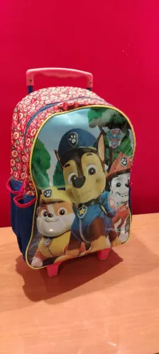Mochila Patrulha Canina com rodinhas
