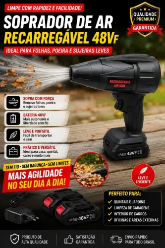 SOPRADOR PORTÁTIL RECARREGÁVEL