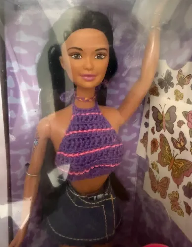 Barbie Butterfly Art Kira 1998 na caixa lacrada (NRFB - Never Removed From Box).
