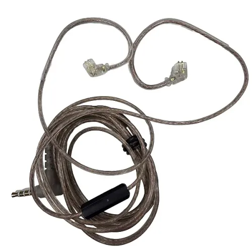 Cabo de Reposição para Fone de Ouvido KZ de Retorno de Palco e Gamer (Com Microfone)