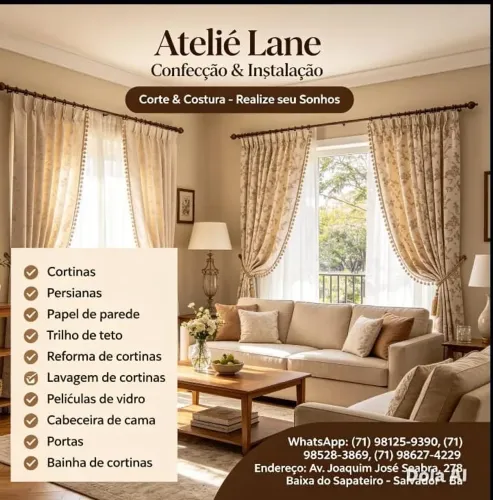 Ateliê Lane Confecção & Instalação