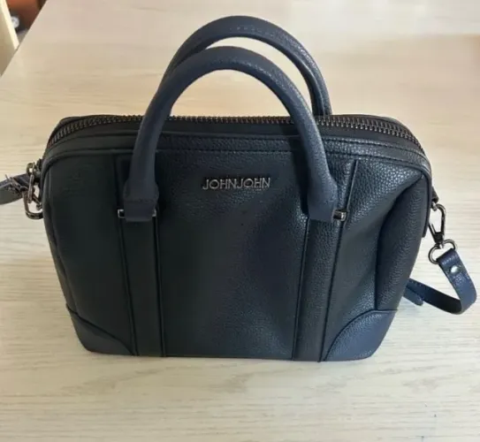 bolsa john john azul marinho