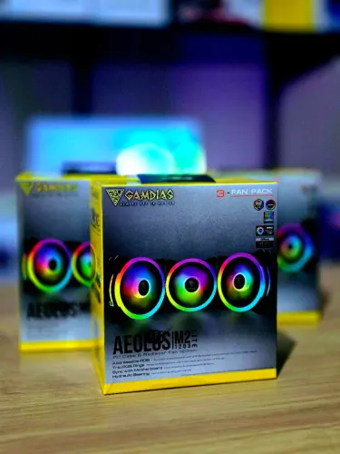 Kit 3 fans Gamdias Aeolus M2 LITE 120mm
