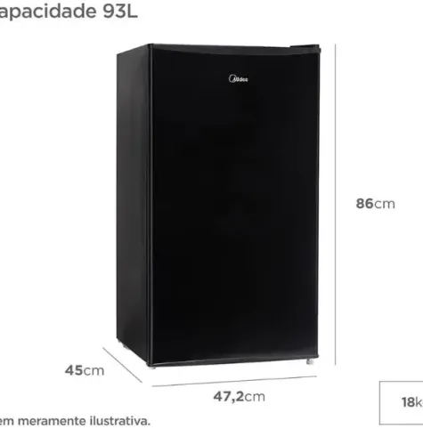 Frigobar Midea 92 l