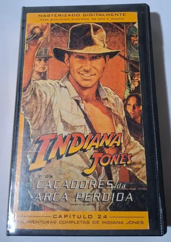 Fita Vhs original Indiana Jones e os Caçadores da Arca Perdida ( Legendado)