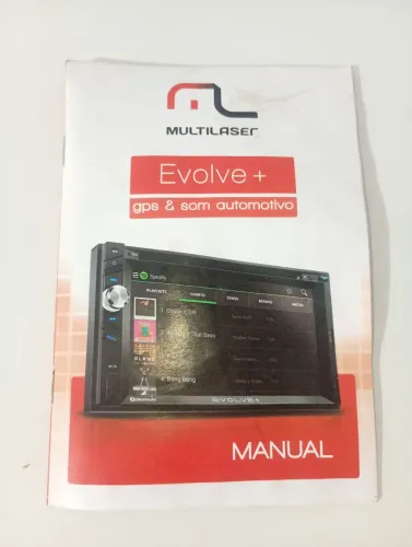 Som multimídia Automotivo Evolve+(Só o Manual)