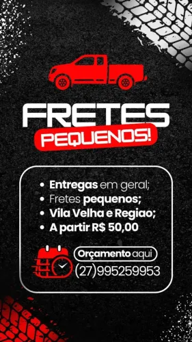 Pequenos Fretes em Vila Velha e Região 