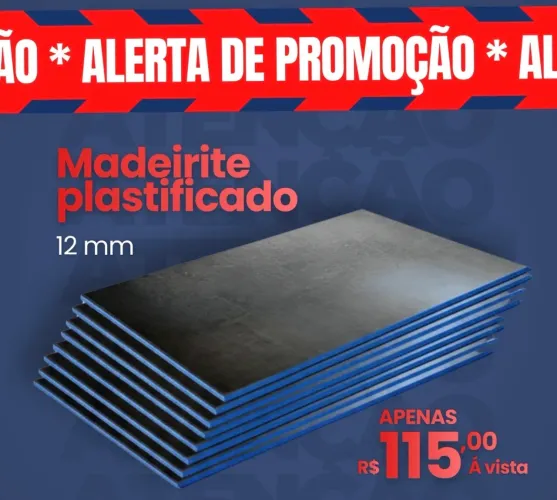 MADEIRITE PLASTIFICADO 12mm