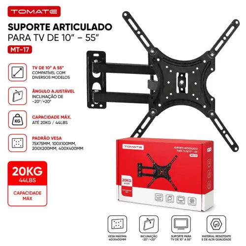 Suporte para tv articulado móvel
