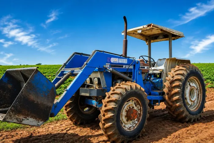 Trator Ford traçado 6610