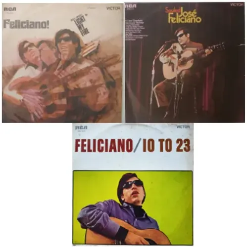 Disco de Vinil (LP) JOSÉ FELICIANO - combo com 3 discos.