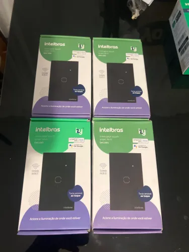 Interruptor Smart Intelbras Wi-Fi Touch 1 Tecla (EWS 1001)