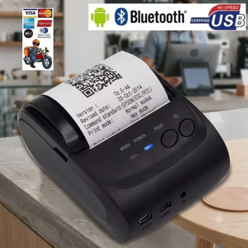 Impressora térmica 58mm bluetooth