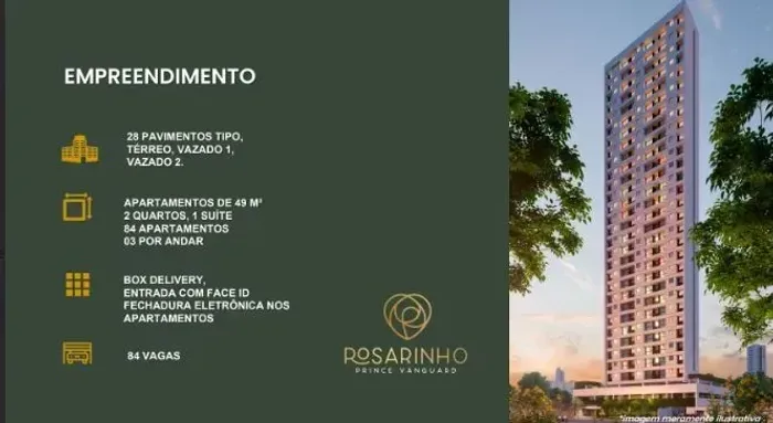 Seu 2 quartos moderno no Rosarinho com lazer premium e tecnologia.