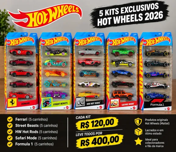 Kit Hot Wheels