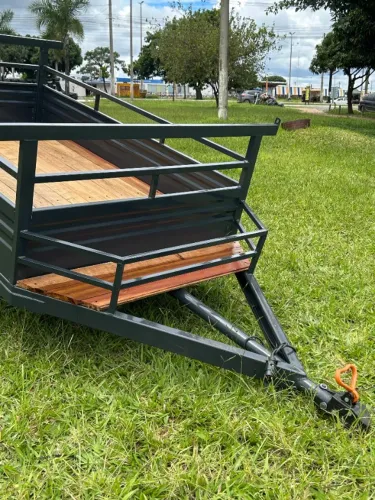 Reboque Novo 2.00 x 1.20 | Com Cestinha | Pneus Novos