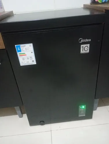Freezer horizontal 100L Midea Preto 