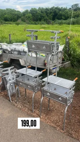 Churrasqueira de alumínio 