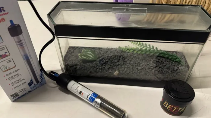 Aquário 4,5L com termostato