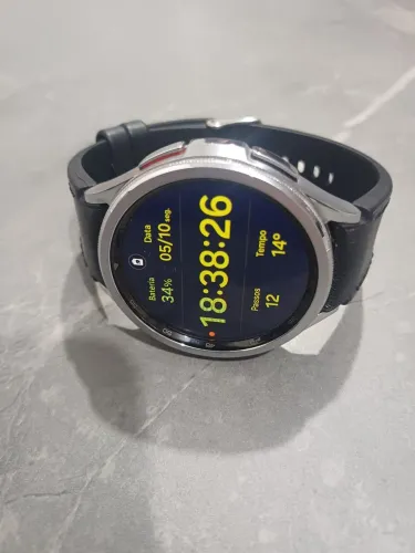 Smartwatch Galaxy Watch6 Classic Lte 47mm Prata Samsung