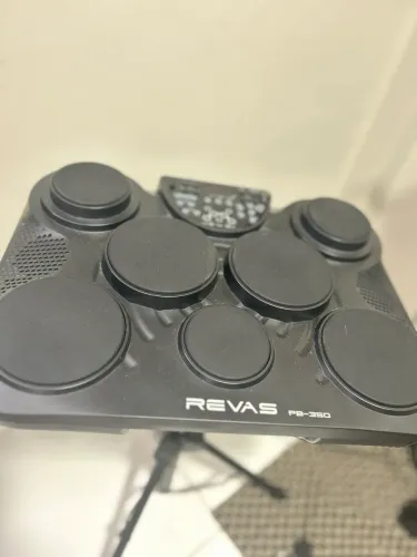 Bateria Eletrônica Revas PB-350 + Suporte + Bag