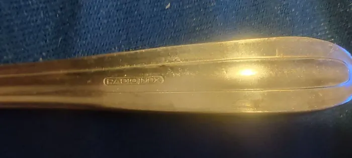 Talher garfo de sobremesa rádio inox com 6