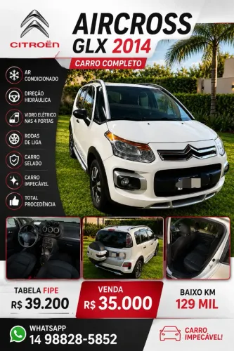 Citroen Aircross GLX 1.6 Flex 16V 5P Mec. 2014