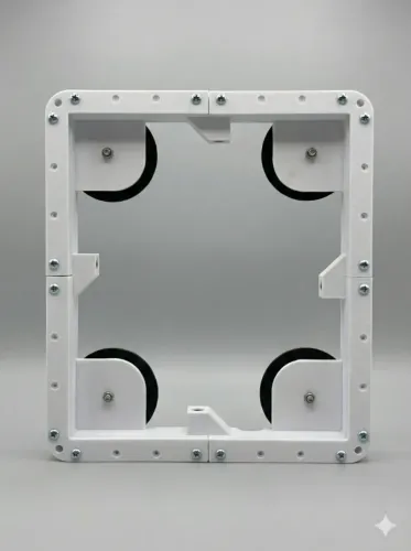 Case para starlink Mini SEGURA com Imã (branca)