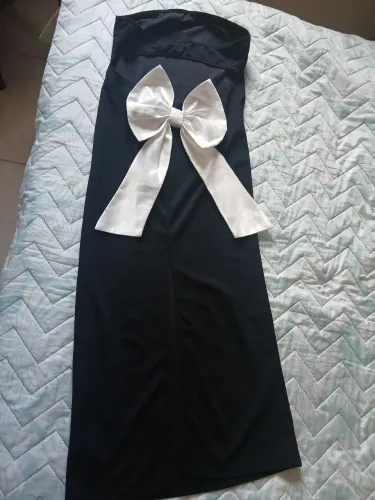 Vestido M sem uso costas aberta e laço