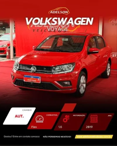 Volkswagen Voyage 1.6 MSI Flex 16V 4P AUT 2019