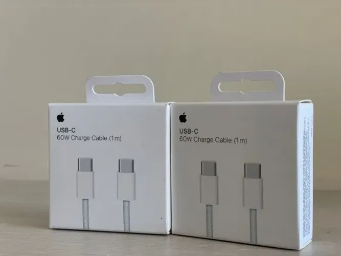 Cabo USB-C Apple 60W (1m) Original Lacrado | Carregamento Rápido