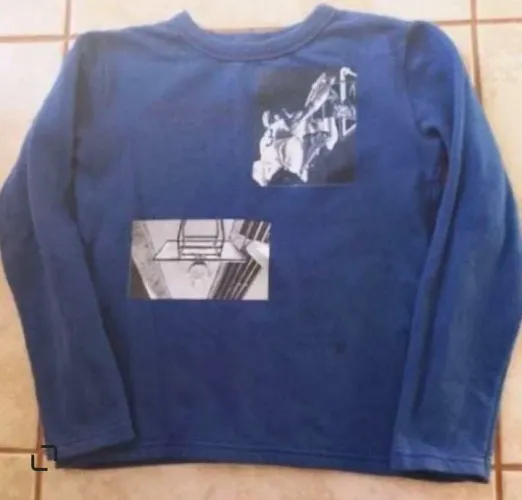 Blusa Brandili masculina de moletom tamanho 8