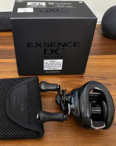 Carretilha Excense DC XG shimano - manivela esquerda