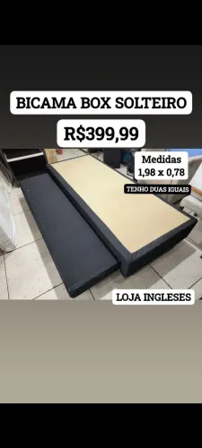 BICAMA SOLTEIRO BOX