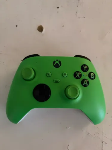 Controle Microsoft Xbox One Series X E S Joystick Sem Fio Cor Velocity Green