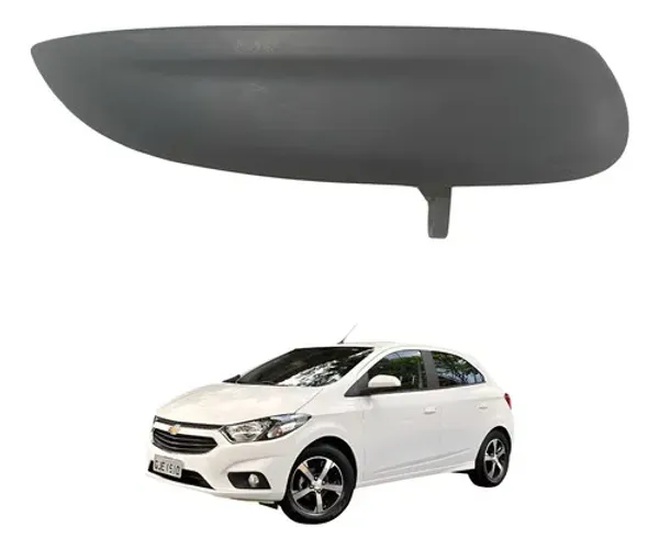 Maçaneta Externa Porta Dianteira Direita Gm Onix 2013 A 2019 Preto Dianteira