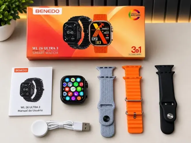 Smartwatch WL 26 ultra 3 (NOVO NA CAIXA)