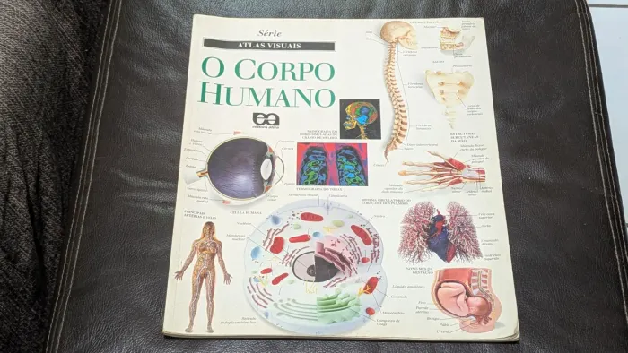 Livro O Corpo Humano - Série Atlas Visuais (Ed. Ática)