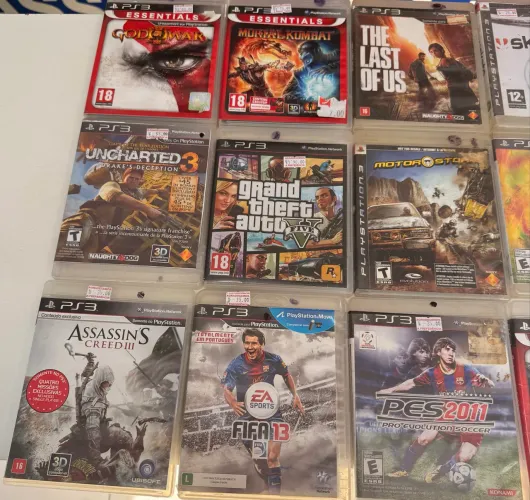Jogos de PS3 apartir de 30 reais 