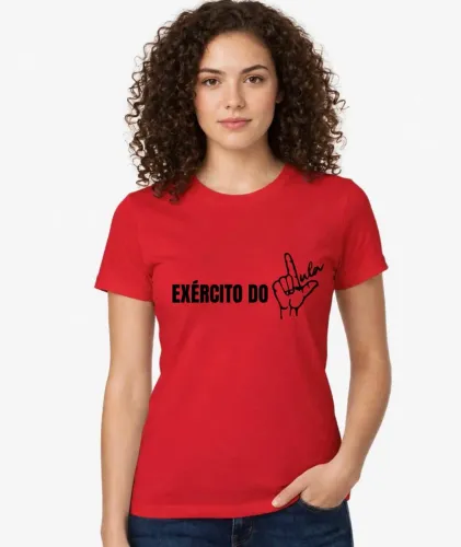 Camiseta exército do Lula 2026