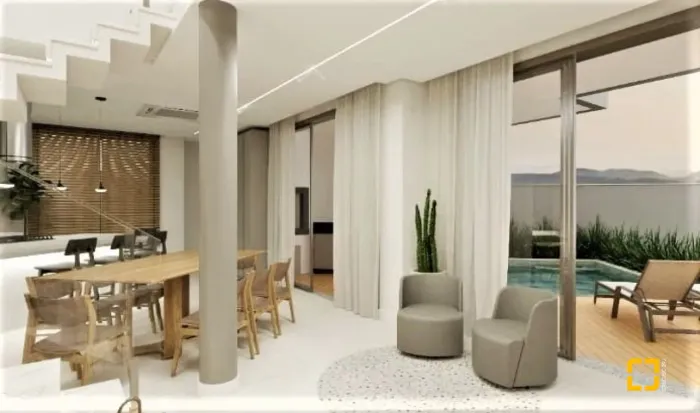 Casa de Alto Padrão na Orla do Mar no Cacupé - Nova, 4 Suítes e Financiável