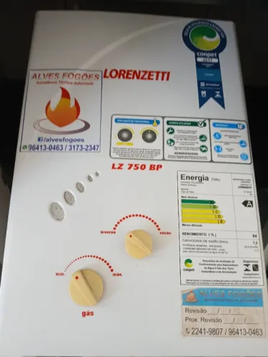 Aquecedor lorinzete 750. *.