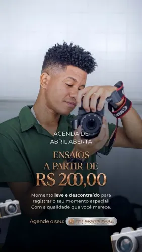 Fotógrafo para eventos e Ensaios em Camaçari e Salvador