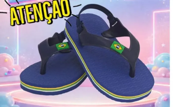 Chinelo 23/24 - Detalhes na descriaçao do anuncio