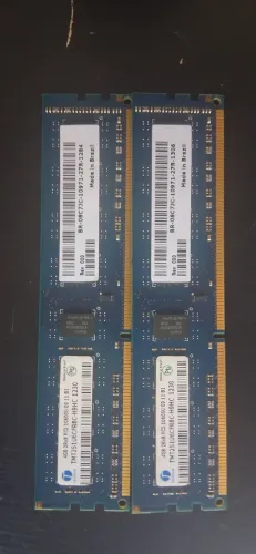 2 X 4GB memória ram TEIKON 10600