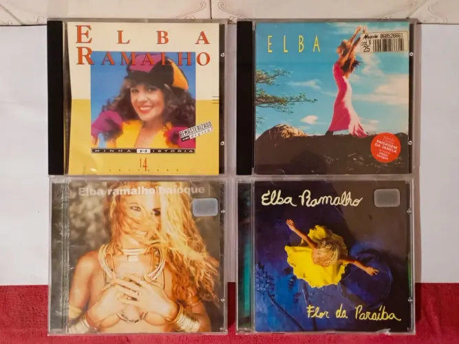 Coleção C/ 4 CDs Elba Ramalho - MPB - Originais