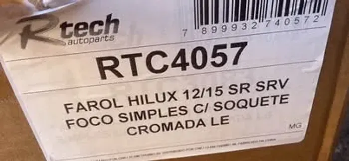 Frente completa da Hilux 2012 a 2015