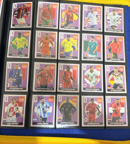 Kit 20 legends lilás panini 2026