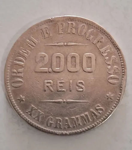 Moeda 2000 Réis 1907